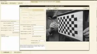 Camera calibration using MRPT