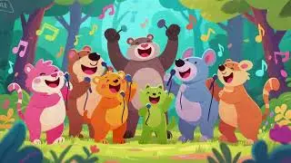 Sing Along with Musical Animals 🎵 | Fun Animal Band Song for Kids | Toddler Music & Learning