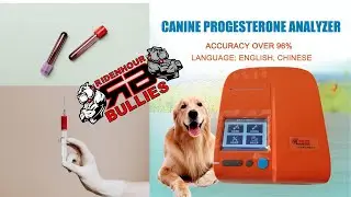 CANINE PROGESTERONE ANALYZER (TAKE YOUR YARD TO THE NEXT LEVEL)