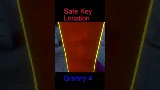 granny 4 mortuary madness Safe Key Location🔑🔑 #granny4mortuarymadness