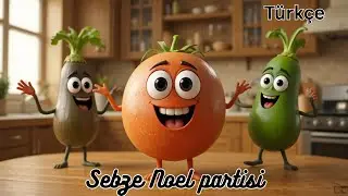 Sebzeli Jingle Bell Partisi  Patates Domates Noel Çocuk Şarkısı  Türkçe Çocuk Şarkısı Midland Jingle