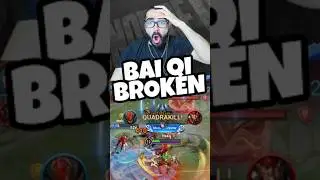 THE NEW HERO BAI QI SEEMS TO BE UNBALANCED 1V9 HERO IN HONOR OF KINGS #hok