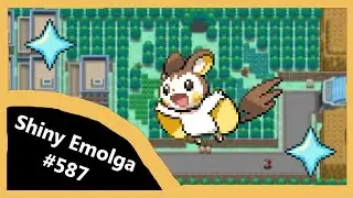 (Live) Shiny Emolga after 3,639 Phenomena Encounters! Unova Shiny Living Dex #587