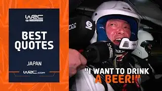 Best of Stage End Quotes | WRC FORUM8 Rally Japan 2024