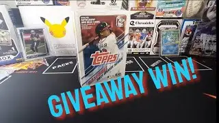 Giveaway Win From Big Wes Cards!!!