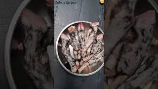 Easy way to cleaning mutton paya | How to fastest goats leg cutting skills | paya recipe #shorts