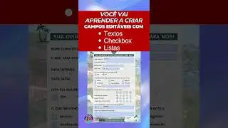 Crie PDF com campos edit&aacute;veis!