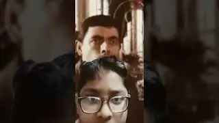 mr bean looking at killing pan with spoon