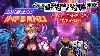 NEON INFRENO - Game Key GIVEAWAY (Day 2)