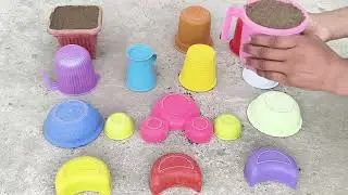 Satisfying ASMR Glass Sand Cake in Diy Amazing Multiple Sand Cake with Natural Sand Cake video 