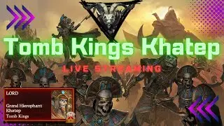 🔴 Vertical Grand Hierophant Khatep The Skull Nation Vs the Ordertide Total War: Warhammer 3! 12