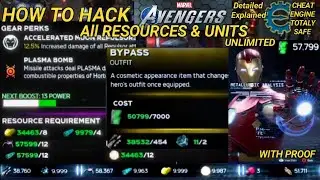 Marvel Avengers Hack All RESOURCES And UNITS | UNLIMITED| Cheat Engine|Full Explained Easiest Method