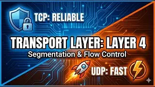 Transport Layer Explained | OSI Model Layer 4 | TCP vs UDP, Flow & Error Control