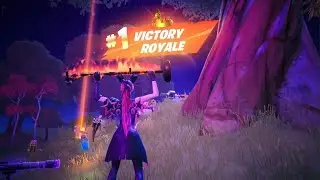 *NEW* HORN/GLASSES ON HEXED HAZE SKIN IN FORTNITE PS5 + A VICTORY ROYALE WIN! (SOLO)