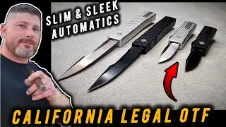 Large & Cali Legal Small : Slim EDC Automatic OTF Knives : OCASO LUCENT
