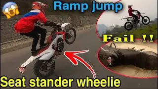 Crazy dirt bike road wheelie || fastest offroad ride with dirt bike || part-1 || madhur sahani ||