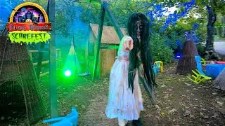 [4k] BRAND NEW Scare Attraction DARK HOLLOW Alton Towers Scarefest 2025
