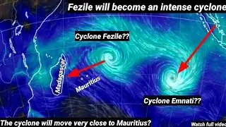 Very Severe Cyclone Fezile likely to form|Cyclone Dumako Re-emerges in Mozambique Channel#mauritius