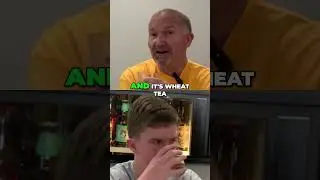Mugicha  The Wheat Tea Experience from Japan #fatherandson #funny#rootbeerreview #rootbeer