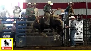 Bronc Riding Set 1 - 2022 Ben Johnson Days Ranch Rodeo | Saturday