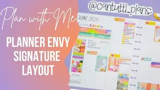 Plan with Me | Planner Envy Signature Layout | Social Media Planner