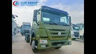 Military Green 430HP SINOTRUK HOWO Tractor Truck