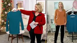 Susan Graver Modern Essentials Liquid Knit U-Neck Tunic on QVC
