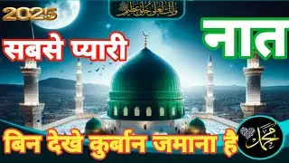 Naat shareef 2025💞 _ Bin dekhe kurban jamana🕋 hai ✨💯|| MKR786VLOGS _ #naatepaak #naatstatus 