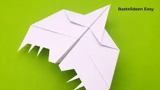 Papierflugzeug falten einfach erkl&auml;rt - Origami f&uuml;r Anf&auml;nger
