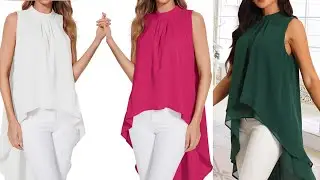 How to Sew a Stylish High-Low Flare Top | Easy DIY Tutorial