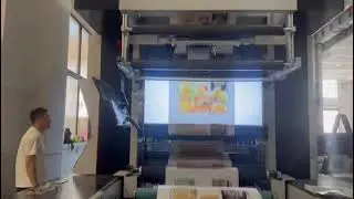 QTHA CI6，six colors flexo  printing machine,10-260m/min