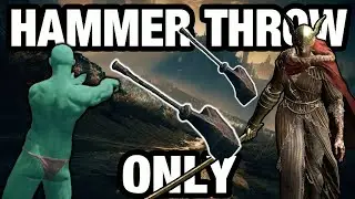 Can You Beat Elden Ring By ONLY THROWING A Hammer