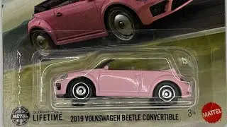 HELLO LADIES! MATCHBOX VOLKSWAGEN - 2019 BEETLE CONVERTIBLE IN PINK FROM 2025