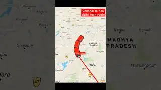 Chennai to new delhi train route #anime #animeedit #onepunchman