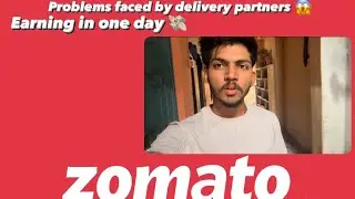 A day in delivery partner&rsquo;s life😱😓||Earnings of a delivery boy in one day💸