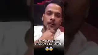 IKKA REPLIED TO 99SIDE DISS 😂🤣 #hustle #ikka #99side #honeysingh #raftaar #hustle4 #shorts
