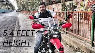 height kam hai aur xpulse 200 4v le liya/short rider demonstration/Hero xpulse 200 4v