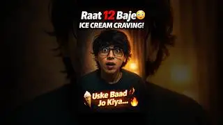 Ice Cream Craving at 12 o'clock at night&hellip; What I did after that 😳🔥 | #shorts #minivlog