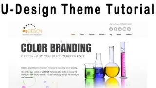 uDesign Wordpress Theme Tutorial