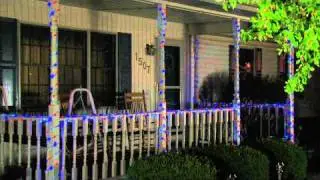 Solar Red White and Blue Rope Lights from Flipo