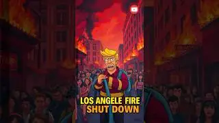 simpsons predictions 2025 the End of the LA Fire! 🔥😱 #shorts #Simpsons #losangeles