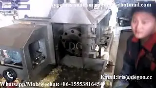 Jinan DG fried die cut fried snack pellet making machine/window shape pellet snacks food extruder