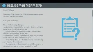 FIFA 20- Title Update #7