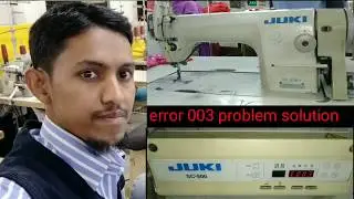 Juki plain machine error code---Juki error code E003