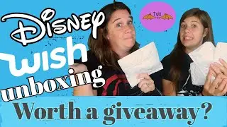 Wish Unboxing - Disney haul! | Would we buy again? | Will we have a Disney giveaway?