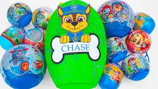 ASMR 65+ Minutes Unboxing PAW PATROL Huge Chase Mystery Eggs | Review Toys (No Talking)