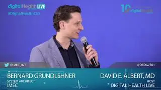 Interview Bernard Grundlehner/IMEC - Digital Health Live Studio - #CES2019 #DHS19