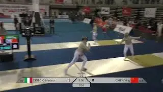 Seoul Grand Prix 2025 SWS - L64 - Martina Criscio ITA v Chen Ying CHN
