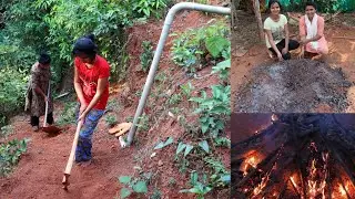 ಗಿಡಗಳು ಬೇಗ ಬೆಳೆಯಲು ಇಂತಹ ಮಣ್ಣನ್ನು ಹಾಕಿ ನೋಡಿ-ಸುಡುಮಣ್ಣು | ತೋಟದ ದಾರಿಯ ಕೆಲಸ | Tulu Vlog | Kannada vlog