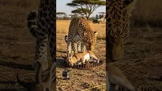 Will the leopard escape the trap and get the ultimate freedom #wildlife #nature #animals